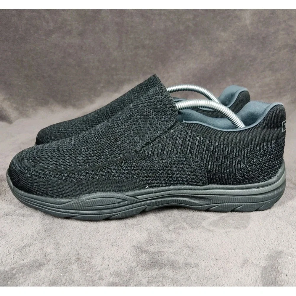 Tansmith Black Slip-on Casual Shoes Men's Size 10.5‎